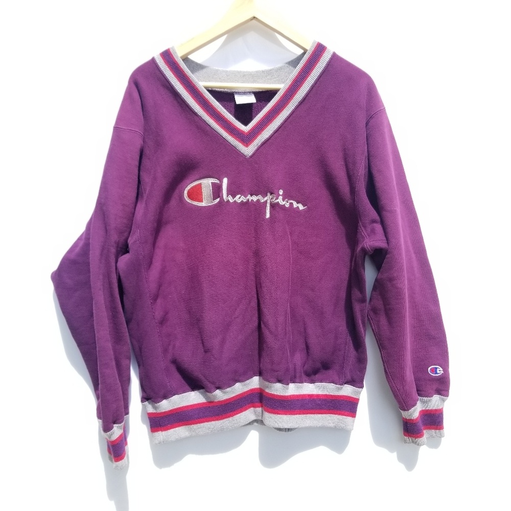 Vintage Champion Reverse Weave Sweatshirt Hoodie